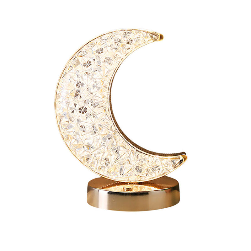 Star Moon Metal Table Lamp | Skanto