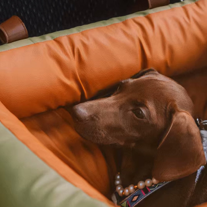Faux lær hundeheve seng – Stilfull, sikker og komfortabel | Skanto