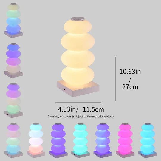 Skanto | RGB LED Nattbordlampe med Berøringskontroll