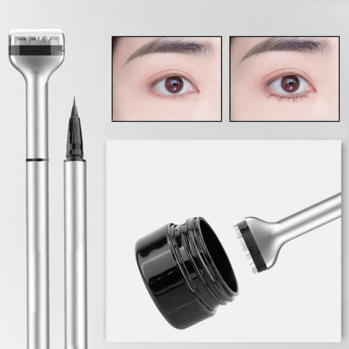 Skanto | 2-i-1 Eyeliner & Nedre Vippestempel Sett
