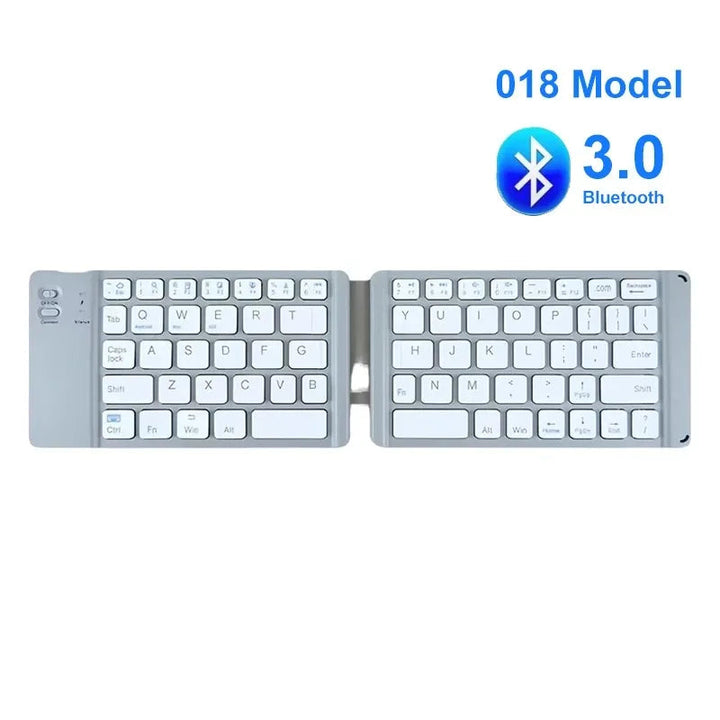 Skanto | Trådløst Bærbart Slim Smart Tri-Fold Bluetooth Tastatur