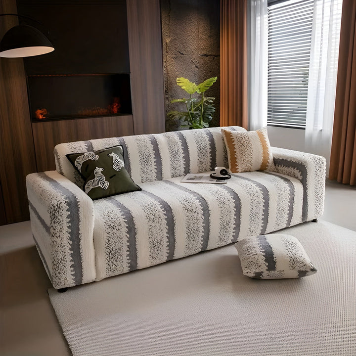 Plush sofa cover (2 pieces) – Myk, varm og dekorativ | Beskytter sofaen din på en stilfull måte | Skanto