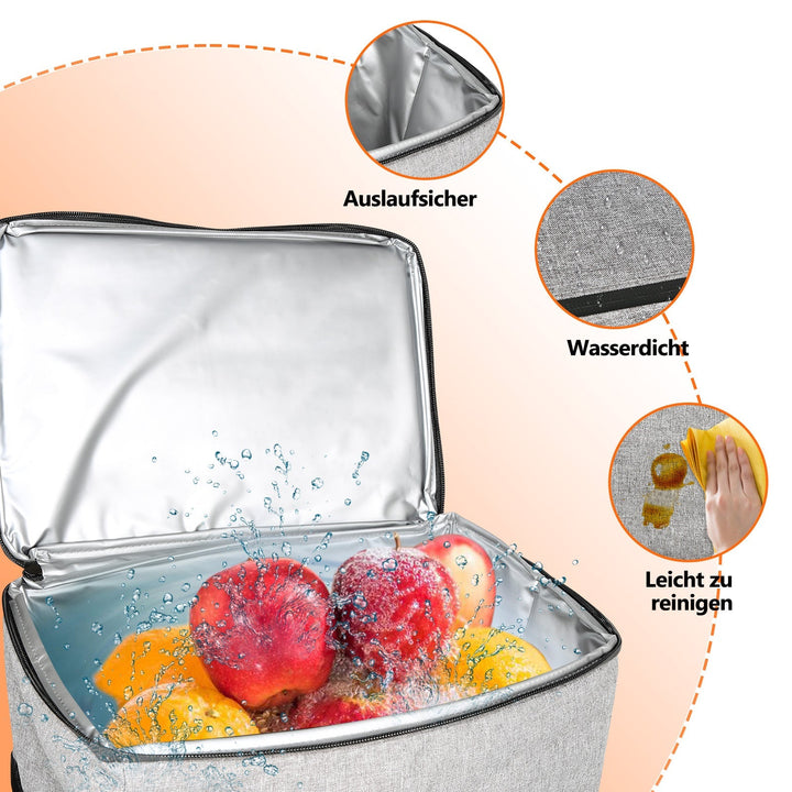 Kühl ryggsekk Thermo ryggsekk 35L med piknikmatte | Skanto