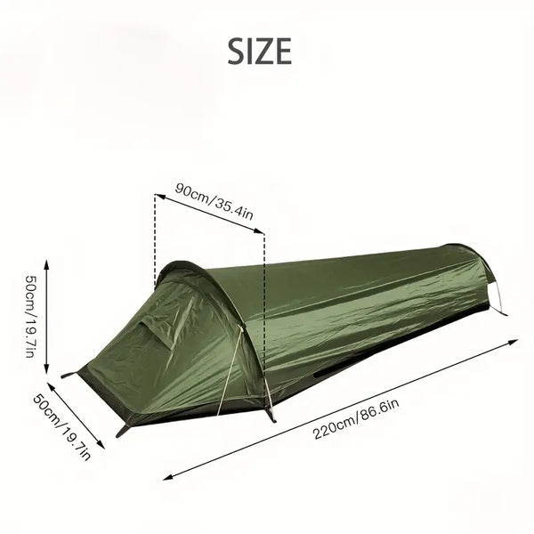 Skanto | 1-Person Lettvekts Vannavstøtende Campingtelt – Kompakt & Enkel Montering