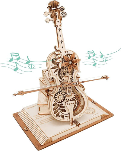 Skanto | DIY Tre Cello, Selvspillende Musikkinstrument, Magisk Musikkboks, Kule Gaveideer