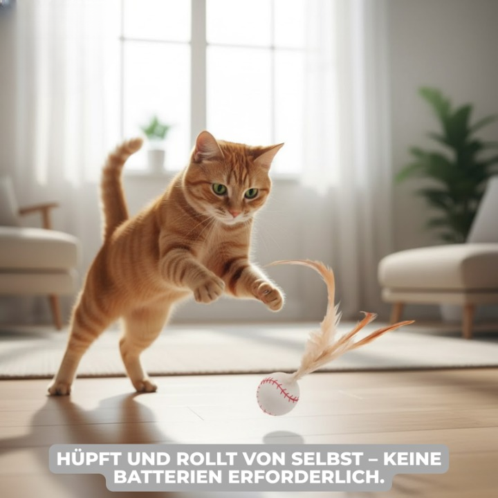 FetherSprint — Slipp løs den ville jegeren i katten din med stille leke moro! | Skanto