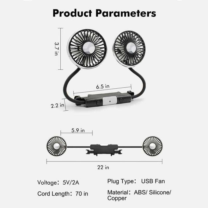 Summer Dual-Head USB Slangevifte | Skanto