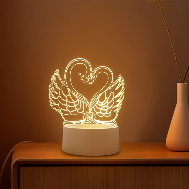 SwaneLume – USB 3D LED Bordbelysning Skanto