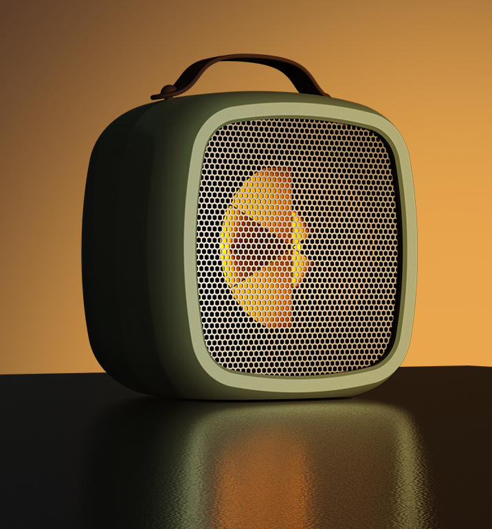 Leiser, energiparender Heizlüfter