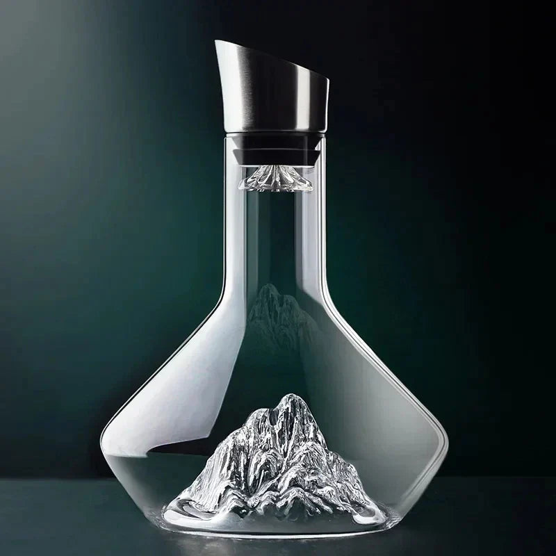 Premium Crystal Wine Pourer – 1500ml for Red & White Wines | Skanto