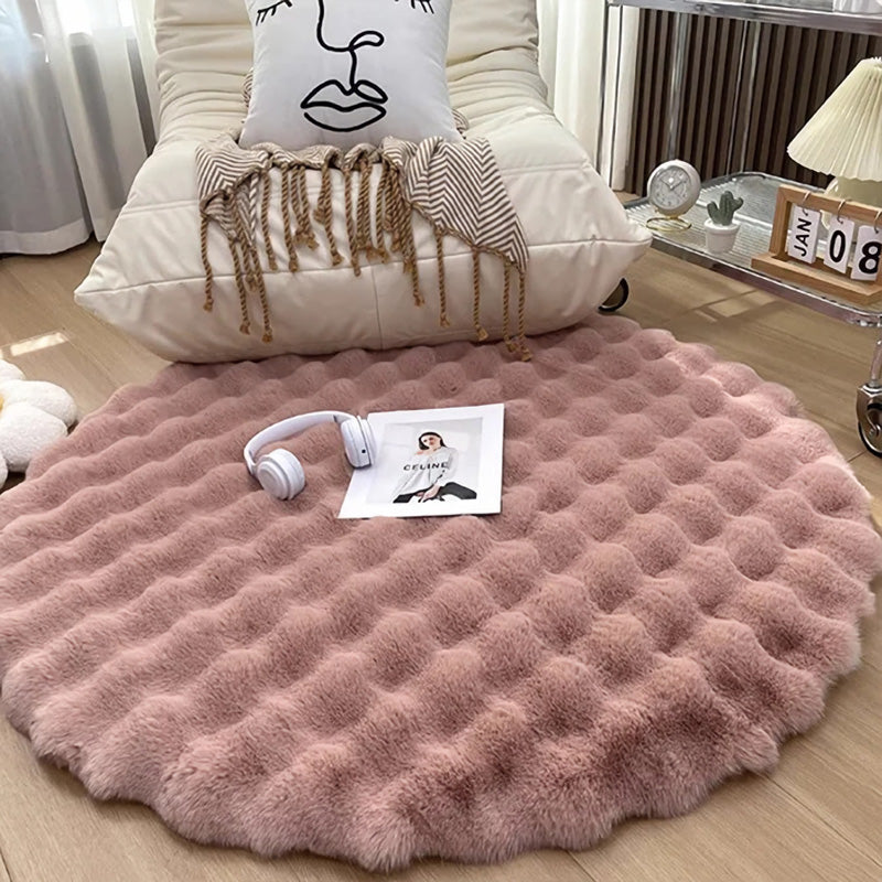 Skanto | Nordisk Rund Plush Gulvmatte