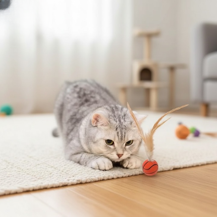 FetherSprint — Slipp løs den ville jegeren i katten din med stille leke moro! | Skanto