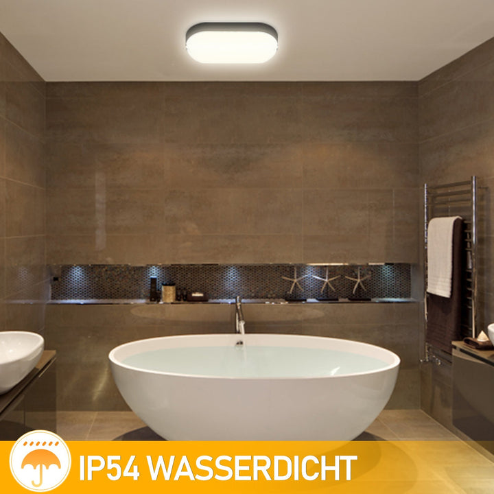 15W LED Fuktbestandig Lys IP54 2 Stykker | Skanto