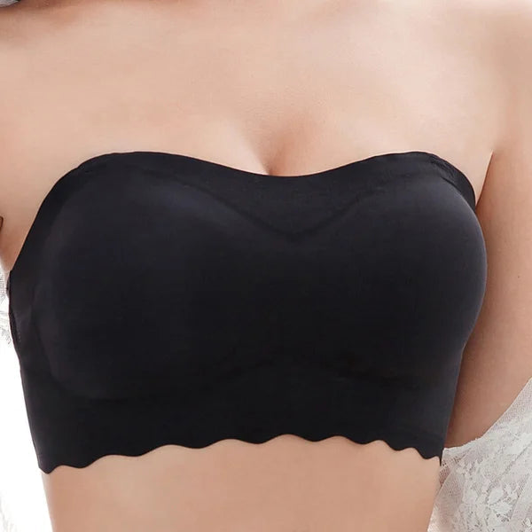 Skanto | Kvinne Sexy stroppeløs BH usynlige Push-Up-bher
