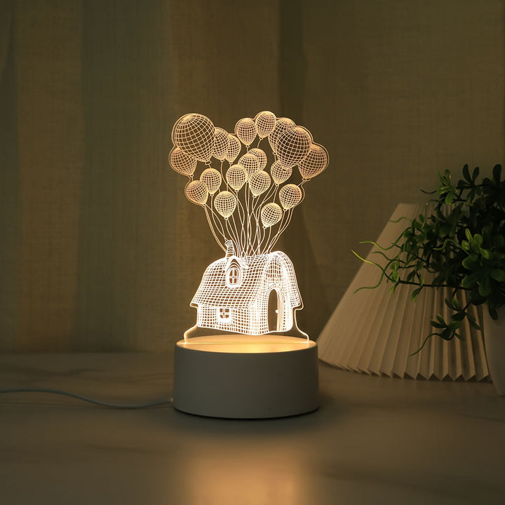 LumiBalloon – Unik 3D LED Ballonglampe USB Skanto