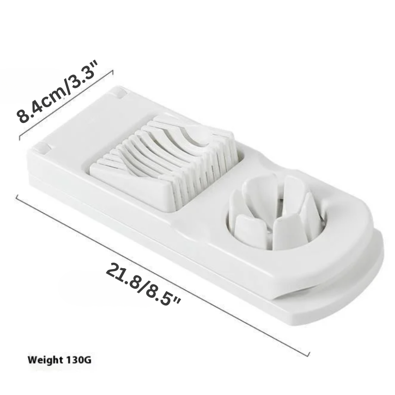 2i1 Egg Slicer Multifunctional Rustfritt Stål Skjære Terning Kjøkkenverktøy | Skanto