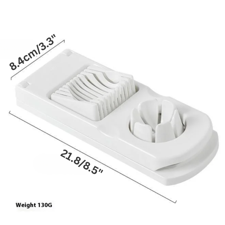 2i1 Egg Slicer Multifunctional Rustfritt Stål Skjære Terning Kjøkkenverktøy | Skanto