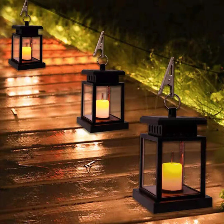 Solcelledrevet LED lyslykt – Værbestandig utendørslampe for hage og patio | Skanto