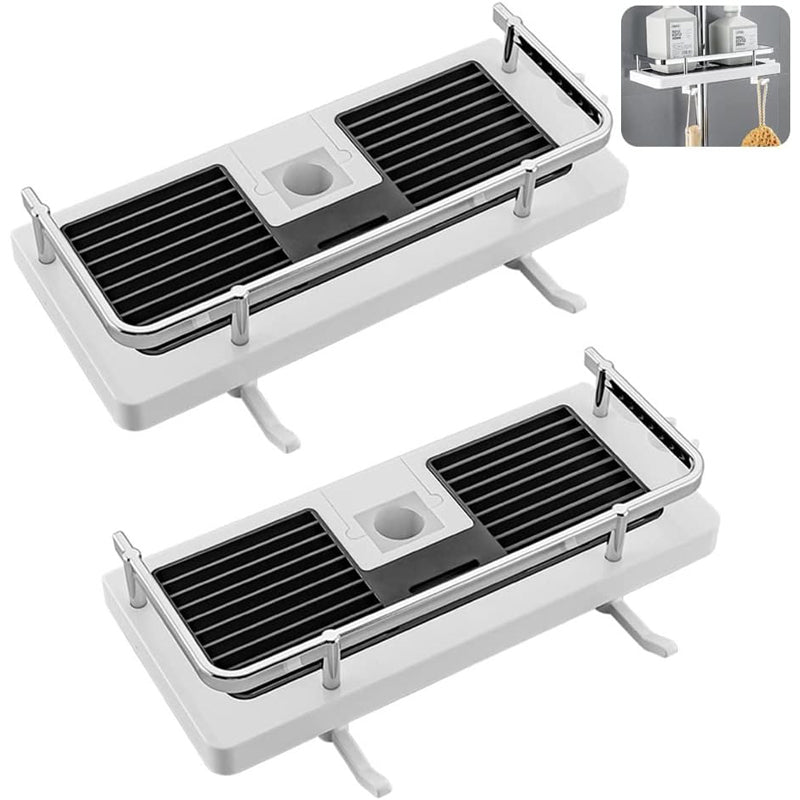 Ingen borrehull baderomspole dusjlagringsstativ holder | Skanto