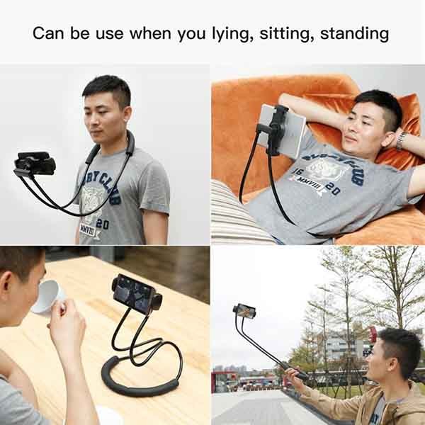 Lazy Neck Telefonholder - Fleksibel & Justerbar Skanto