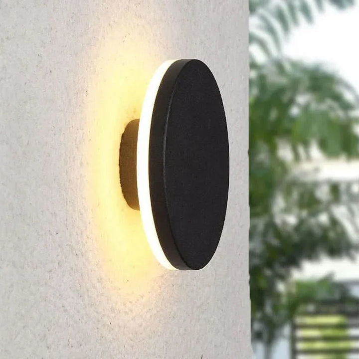 Skanto | Minimalist LED vegglampe i rund eller kvadratisk, IP65
