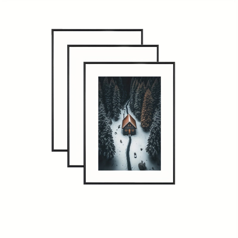 Skanto | FrameCraft - 3-delt svart bildecollage-sett