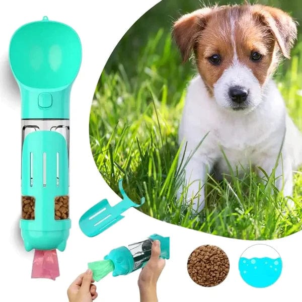 3-i-1 Hund Vannflaske - AdventureBuddy Skanto