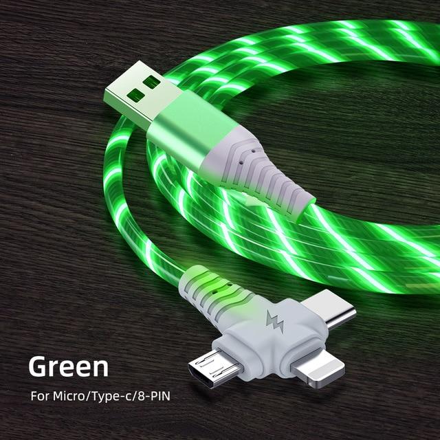 3 i 1 LED Flytende Lading Kabel | Skanto