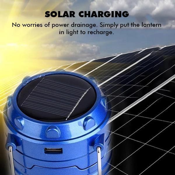 Skanto | 3-i-1 LED Sol Campinglampe