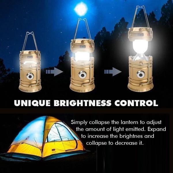 Skanto | 3-i-1 LED Sol Campinglampe