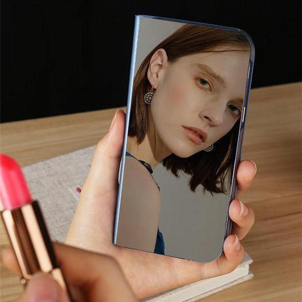 Skanto | 3 i 1 Speil Flip Etui for Samsung Telefoner