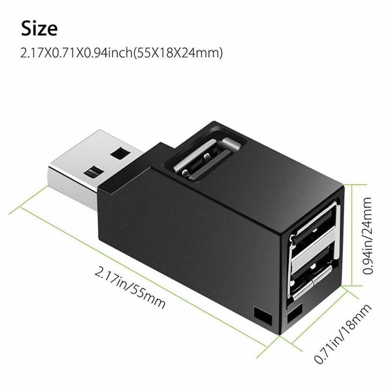 3-Port Liten USB Hub | Skanto
