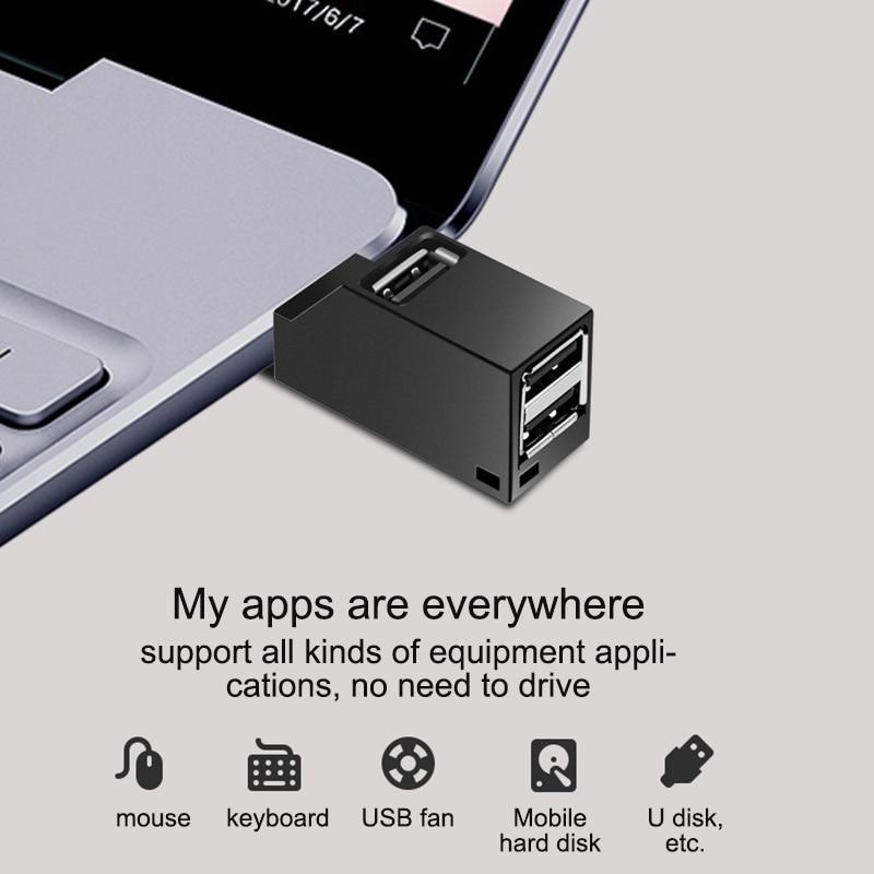 3-Port Liten USB Hub | Skanto