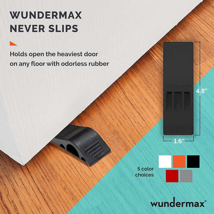 Skanto | 3-Pack: Wundermax Gummi Sikkerhets Dørstopper