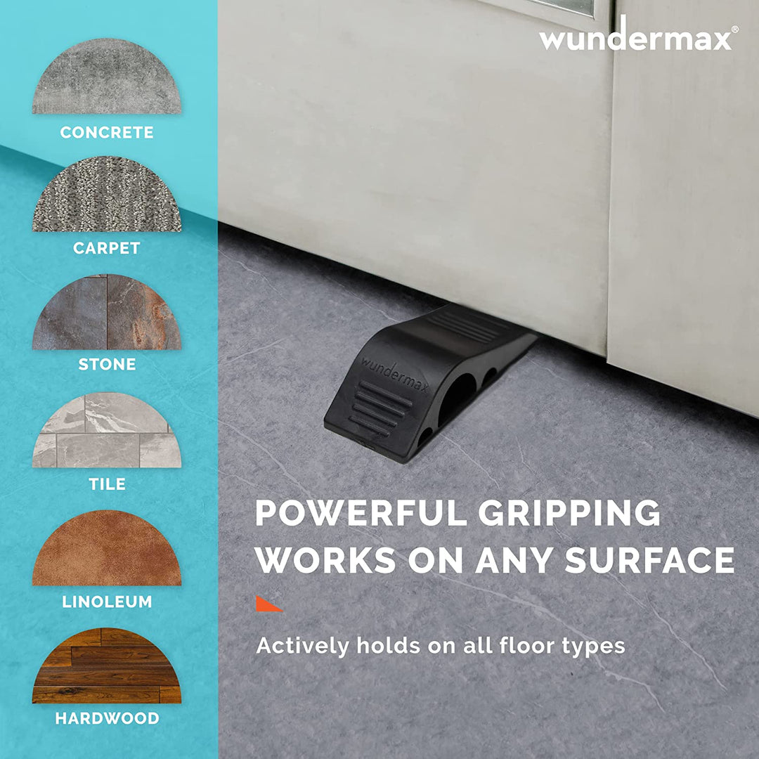 Skanto | 3-Pack: Wundermax Gummi Sikkerhets Dørstopper