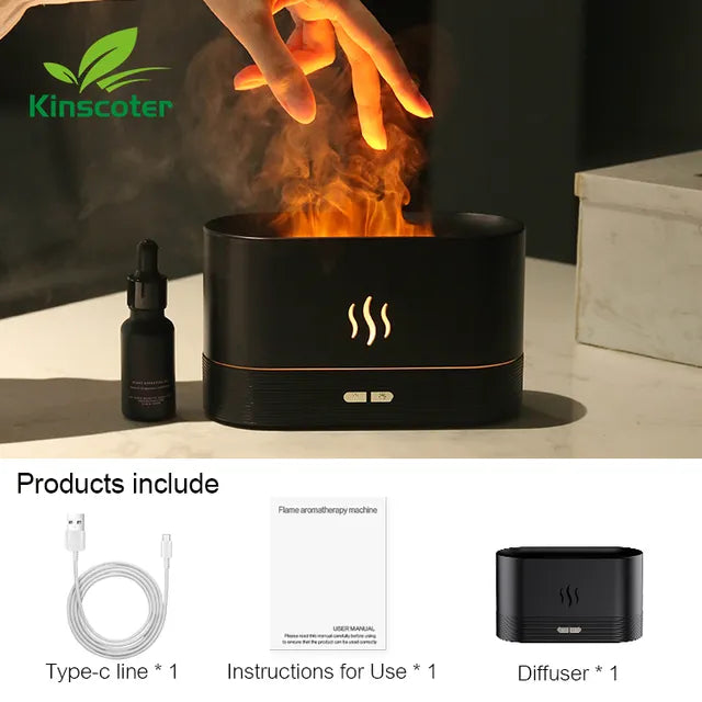 AromaMist Diffuser – Ultralyd Duftdistributør med Kald Tåke Skanto
