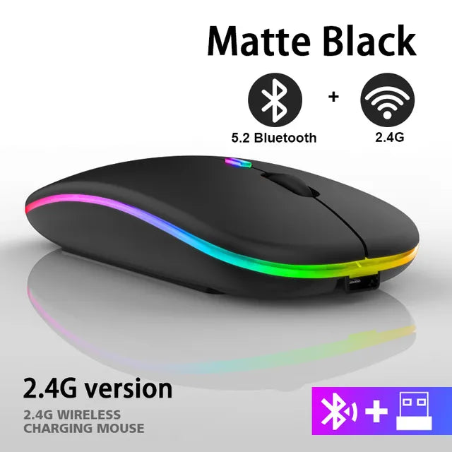 LuxeClick Mouse – Wireless Rechargeable Bluetooth Mouse Skanto