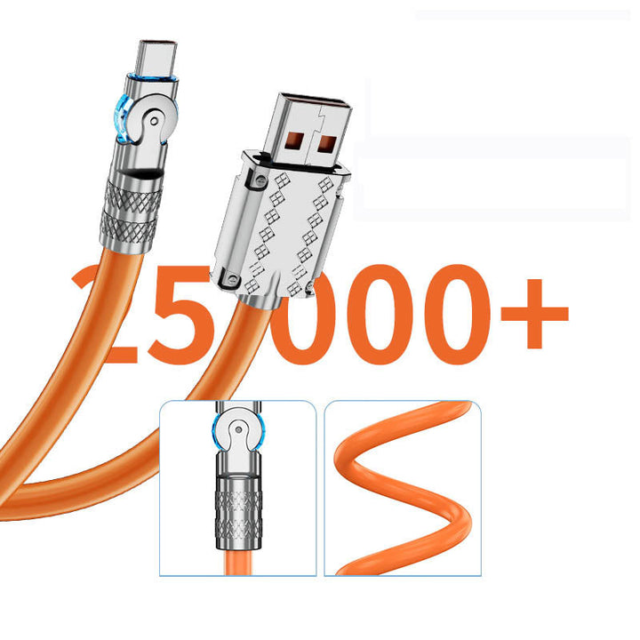 Skanto | 180° Anti-Break Hurtigladnings Datakabel (120W)