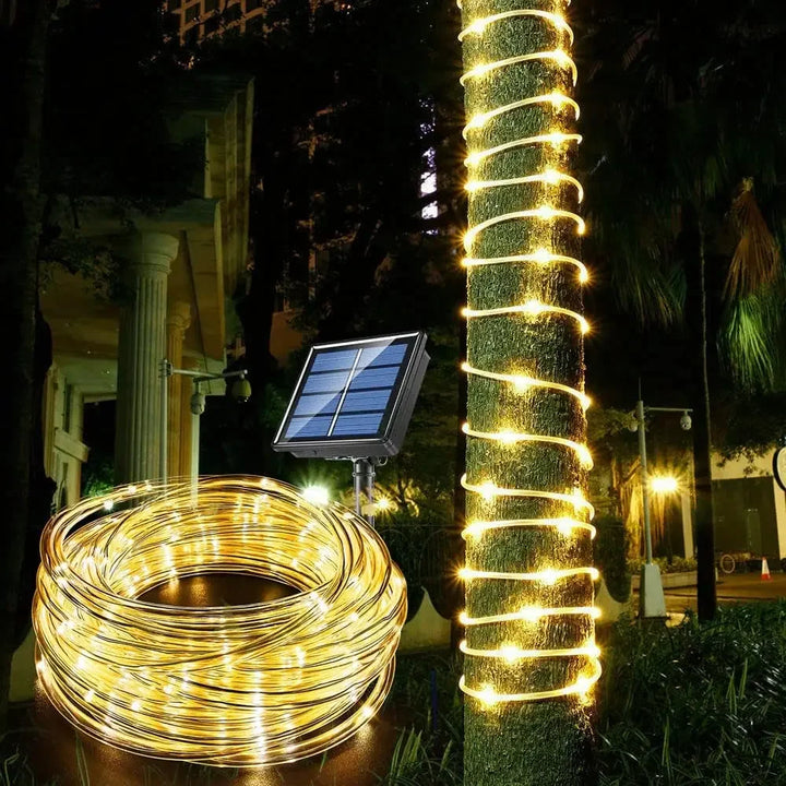 Skanto | LED Solar String Lights - Outdoor Waterproof Lights for Christmas, Garden, Lawn, Trees, Fence and Path Decor