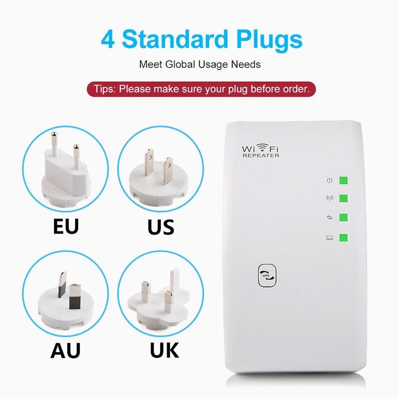 Skanto | 300Mbps Trådløs WiFi Repeater WiFi Forsterker WiFi Forsterker Wi Fi Lang Signalrekkevidde Utvider Wi Fi repeater 802.11N Tilgangspunkt
