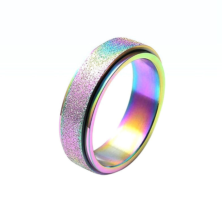 Roterbar angstring ring i alle farger reduserer stress *NY