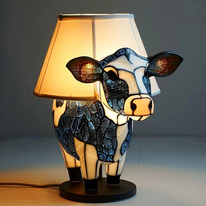 Skanto | Kreativ Ku Bordlampe - Lys Opp Dine Netter - Unik Design - Beroligende Atmosfære