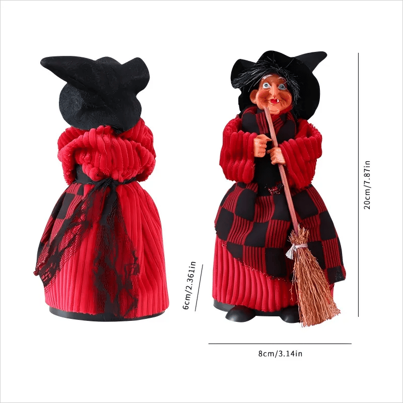Skanto | Halloween heks dukke statue dekorasjon skrivebord