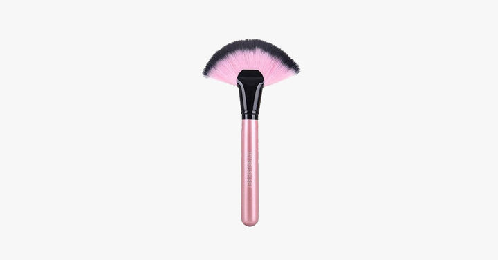 Skanto | Stor Fan Makeup Brush - Enkel myk børste for pudder, foundation & rouge