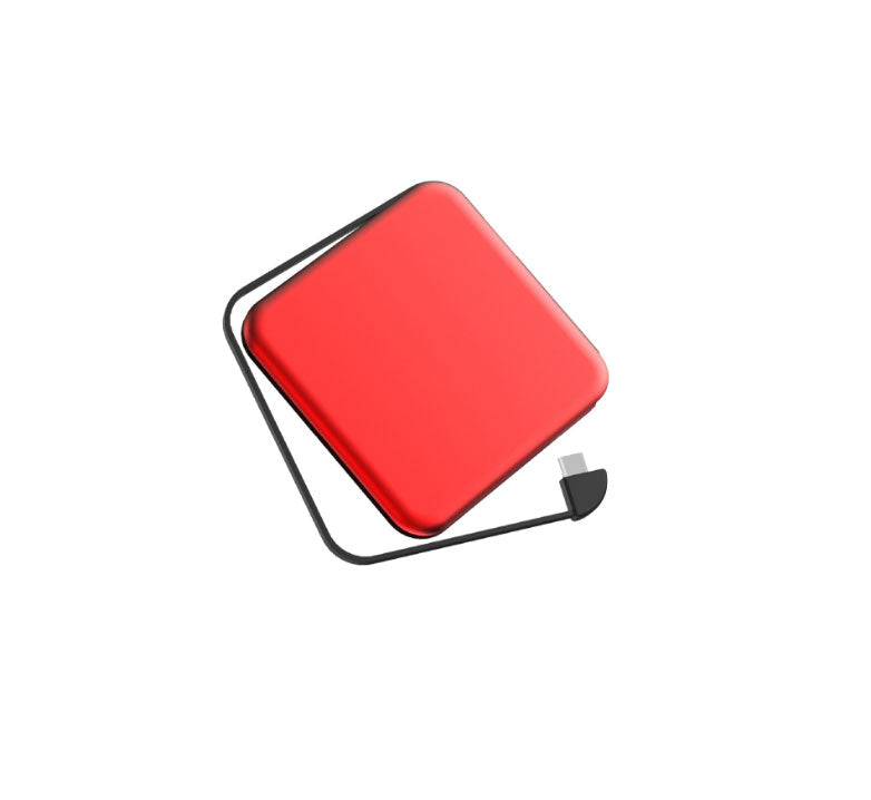 Skanto | Tinier & Thinner Solenergi Power Bank med 3-i-1 Skjult Kabel