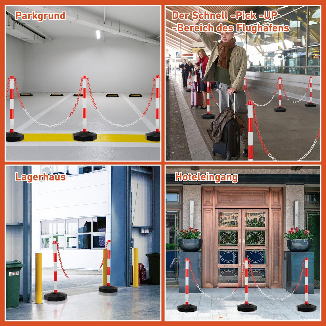 Barrier post chain post with chain length 1.4 m | Skanto