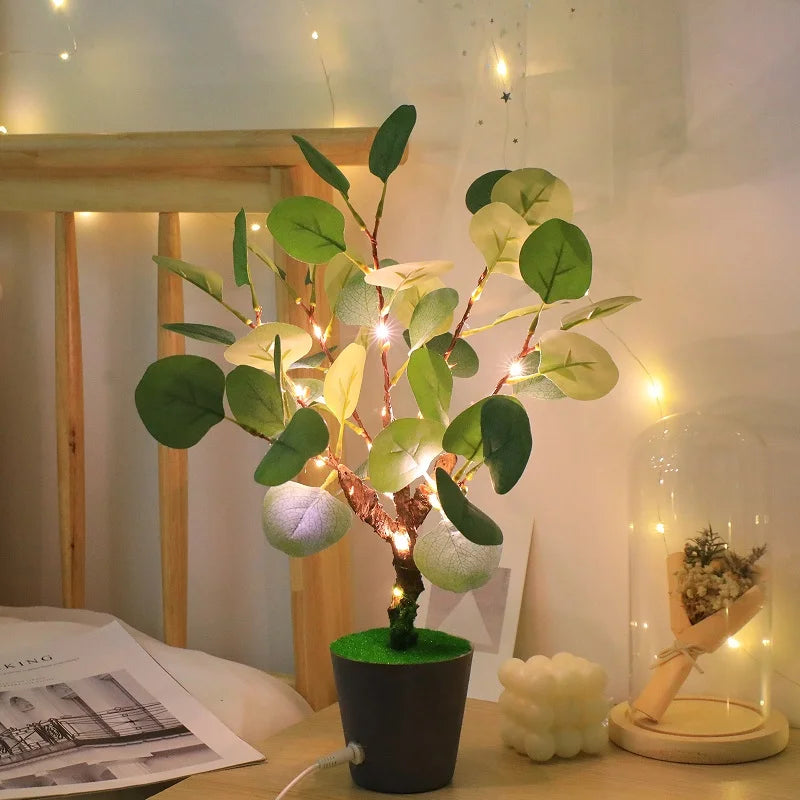 Skanto | FestiGlow - Juleglød LED-nattlys med dekorativ potte