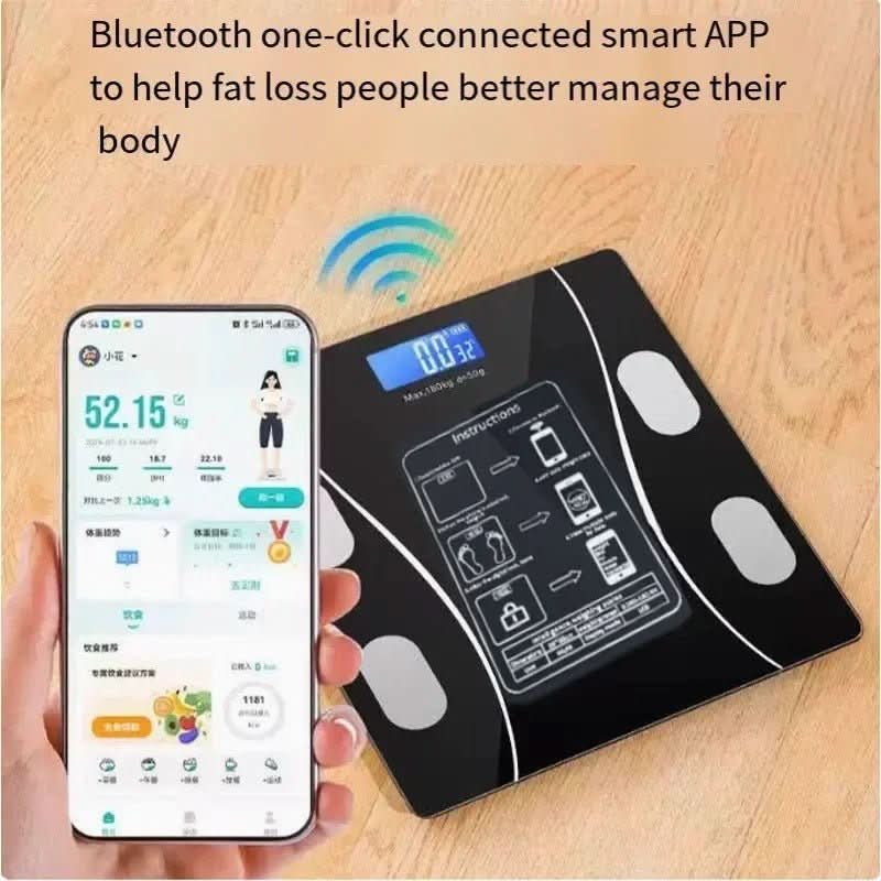 Skanto | Intelligent kroppsanalysevekt med app-tilkobling