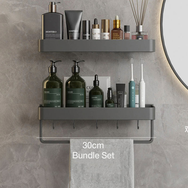 Skanto | Moderne, elegante baderomshyller i grå