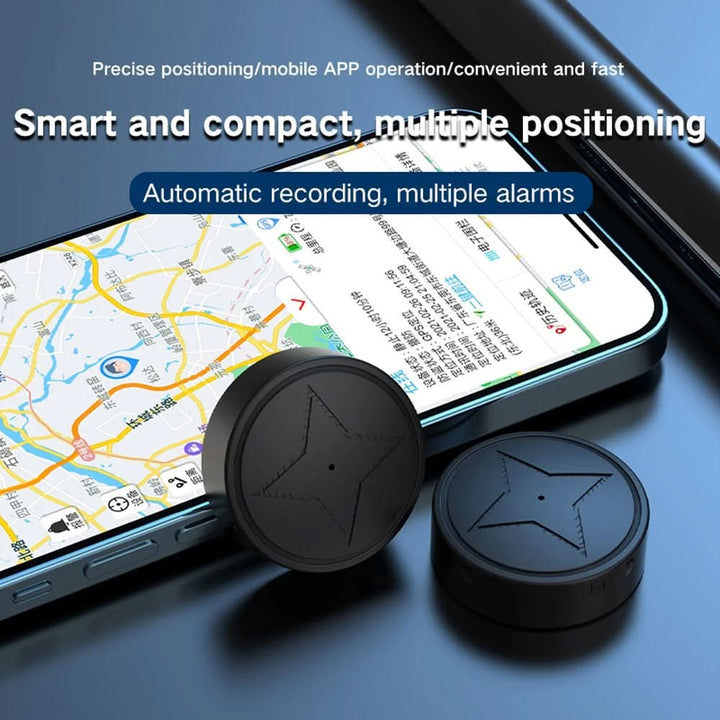 Skanto | SMART GPS-TREKKER – Kompakt GPS-trekker med sanntidsplassering & magnet for verdisaker, kjæledyr & kjøretøy